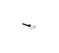 MicroConnect - Recouvrement pour câble avec fermeture adhésive - 1.8 m - noir