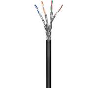 Microconnect 100m Cat6 câble de réseau S/FTP (S-STP) Noir - Câbles de réseau (100 m, Cat6, S/FTP (S-STP), Noir)