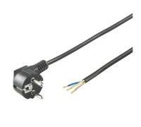 Microconnect Schuko/Open, 1.5m 1.5m Noir câble électrique