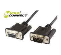Microconnect SCSEHN3B câble Série Noir 3 m DB-9
