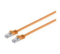 MicroConnect Cordon RJ45 M/M CAT7 S/FTP PiMF 1 m blindé orange sans halogène