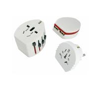 MicroConnect SKROSS - Adaptateur pour prise d'alimentation - blanc