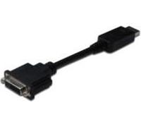 MicroConnect Spain DPDVI015 - Adaptateur avec sortie DisplayPort, noir