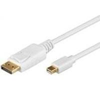 MicroConnect Spanien DP-MMG-180M - Kabel mit zwei Steckern, Farbe weiß
