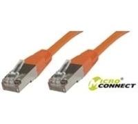 MicroConnect - Câble réseau - RJ-45 (M) pour RJ-45 (M) - 10 m - Paire torsadée blindée (SSTP) - CAT 6 - sans halogène, bloqué - orange