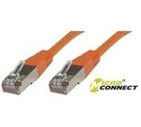 MicroConnect - Câble réseau - RJ-45 (M) pour RJ-45 (M) - 15 m - Paire torsadée blindée (SSTP) - CAT 6 - sans halogène, bloqué - orange
