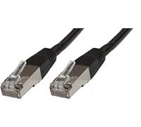 MicroConnect - S/FTP CAT6 0.15m Black LSZH - Câbles réseau