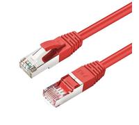 MicroConnect Câble réseau CAT6 S/FTP 0,5 mètre Blindé LSZH - Rouge