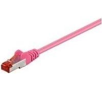 Microconnect SSTP601PI Câble réseau rose 1 m Cat6 S/FTP (S-STP) (SSTP601PI)