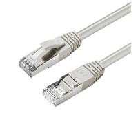 MicroConnect Câble réseau RJ45 CAT6 S/FTP 10 mètres - Gris - Compatible Gigabit Ethernet - Blindé contre les interférences - Connecteurs avec protection