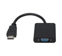MicroConnect - Standard - adaptateur vidéo - HDMI mâle pour 15 pin D-Sub (DB-15) femelle - 15 cm - noir