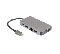 MicroConnect - Station d'accueil - USB-C 3.2 Gen 1 - VGA, HDMI - 1GbE