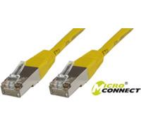 Microconnect STP6015Y 1.5m Cat6 F/UTP (FTP) Jaune Câble réseau (STP6015Y)