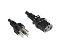 MicroConnect - Stromkabel - NEMA 5-15P (M) bis IEC 60320 C13-10 A - 1.8 m - Schwarz