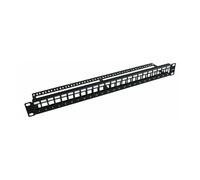 MicroConnect - Tableau de connexions - noir - 1U - 19" - 24 ports