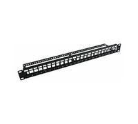 MicroConnect - Tableau de connexions - noir - 1U - 19" - 24 ports
