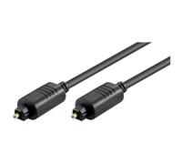 Microconnect TT620BKAD câble audio 2 m Toslink Noir