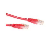 MicroConnect - U/UTP CAT6 5M Red PVC - Câbles réseau