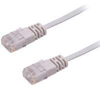 MicroConnect - U/UTP CAT6 7M Grey Flat - Câbles réseau