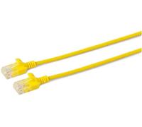 MicroConnect U/UTP CAT6A Slim 1.5M Yellow Unshielded Network Cable, LSZH 4x2xAWG 28 CU, OD : 3.6mm