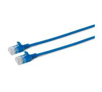 MicroConnect - U/UTP CAT6A Slim 3M Blue - Câbles réseau