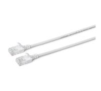 MicroConnect - U/UTP CAT6A Slim 3M White - Câbles réseau