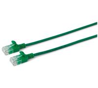 MicroConnect - U/UTP CAT6A Slim 7.5M Green - Câbles réseau