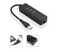 MicroConnect Hub USB 3.0 MC-USB3.0HUBWETH – Gigabit Ethernet, Type-A, Noir