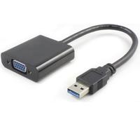 MicroConnect USB 3.0-VGA M/F Noir
