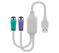 MicroConnect USB A - Converter 2x PS/2 0,3m, USBA2XPS2