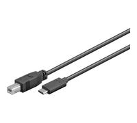 Microconnect USB3.1C2B3 câble USB USB 2.0 3 m USB C USB B Noir