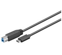 MicroConnect - USB-C to USB3.0 B Cable, 1,8m - Câbles USB