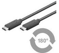 Microconnect USB C/USB C, 1 m - Kabel USB (1 m, 1 m, USBUSB C, USB C, USB C, 3.1 (3.1 Gen 2), Stecker / Stecker, Schwarz)