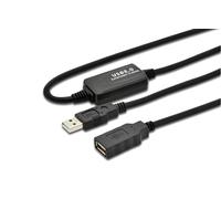 MicroConnect - Rallonge de câble USB - USB (F) pour USB (M) - USB 2.0 - 5 m - actif