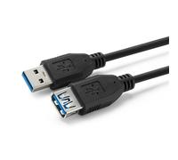 MicroConnect - Rallonge de câble USB - USB type A (F) pour USB type A (M) - USB 3.0 - 2 m - noir