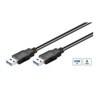 Microconnect USB3.0AA05B câble USB USB 3.2 Gen 1 (3.1 Gen 1) 0,5 m USB A Noir