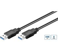 MicroConnect - Câble USB - USB type A (M) pour USB type A (M) - USB 3.0 - 1 m - noir