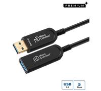 Microconnect USB3.0AAF15AOP câble USB USB 3.2 Gen 1 (3.1 Gen 1) 15 m USB A Noir