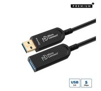 Microconnect USB3.0AAF15AOP câble USB USB 3.2 Gen 1 (3.1 Gen 1) 15 m USB A Noir