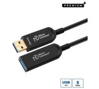 Microconnect USB3.0AAF20AOP câble USB USB 3.2 Gen 1 (3.1 Gen 1) 20 m USB A Noir