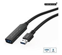 Microconnect USB3.0AAF5A câble USB USB 3.2 Gen 1 (3.1 Gen 1) 5 m USB A Noir