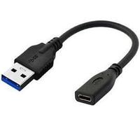 Microconnect USB3.0ACF Cable Adapter USB 3.0 A USB 3.1 C Black - Adaptateur de câble (USB 3.0 A, USB 3.1 C, Mâle / Femelle, Noir)
