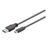 Microconnect USB3.1CA3 câble USB USB 3.2 Gen 1 (3.1 Gen 1) 3 m USB C USB A Noir