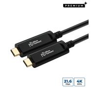 MicroConnect Premium - Câble USB - 24 pin USB-C (M) pour 24 pin USB-C (M) - USB 3.2 Gen 1 - 10 m - Active Optical Cable (AOC), support pour 4K60Hz -