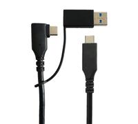 Microconnect USB3.1CC1MDE câble USB USB 3.2 Gen 1 (3.1 Gen 1) 1 m USB C Noir