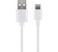 MicroConnect Câble USB USB3.1CCHAR1W USB-C vers USB-A 1 m USB 3.2 Gen 1 (3.1 Gen 1) Blanc