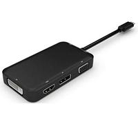 Microconnect USB3.1CCOM10 Adaptateur de câble USB C DVI-D, VGA, HDMI, DisplayPort Noir