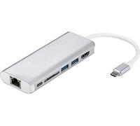 Microconnect USB3.1CCOM7 carte réseau Ethernet 5000 Mbit/s - Cartes réseau (Avec fil, USB Type-C, Ethernet, 5000 Mbit/s, Argent, Blanc)