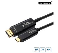 Microconnect USB3.1CHDMI10OP câble vidéo et adaptateur 10 m USB Type-C HDMI Noir