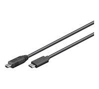 Microconnect usb3.1cmb505 0,5 m USB C USB Mini-USB B Black USB Cable - Cables (0,5 m, 3.0 (3.1 Gen 1), USB C, Mini-USB b, Male/Male, Black)